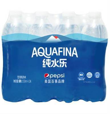 限地区:纯水乐 AQUAFINA 饮用水 550ml*24瓶
