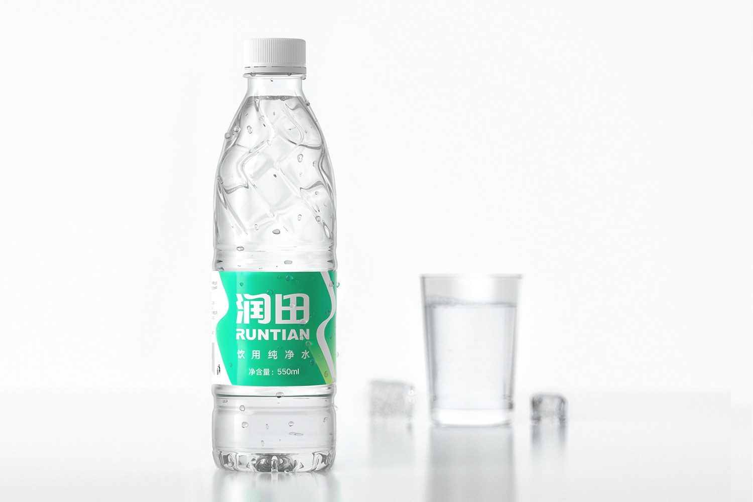 润田纯净水/矿泉水品牌包装升级